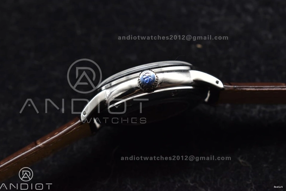 Leather GMT Elegance GSF Brown Best Edition Comfortable 886 Strap Dial Seiko SS on 1:1 Grand Cream NH 0812